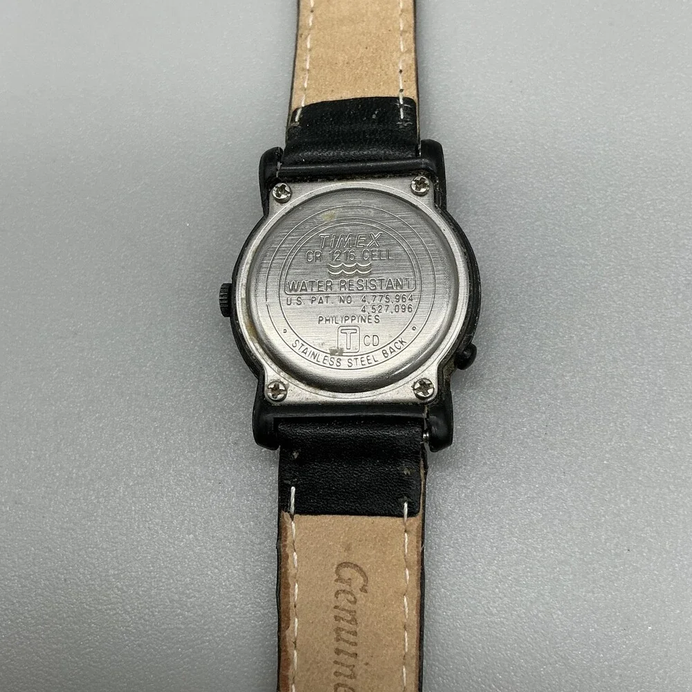 Vtg1995 Timex Expedition Indiglo Womens Watch 25mm White Dial Date New Battery